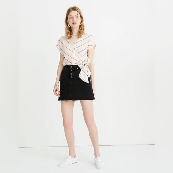 Madewell Dresses & Skirts - New Madewell Rigid Denim A-Line Mini Skirt